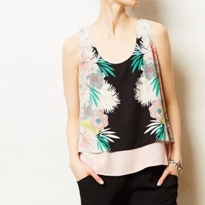 Corey Lyn Carter Anthropologie Anana Floral Tank